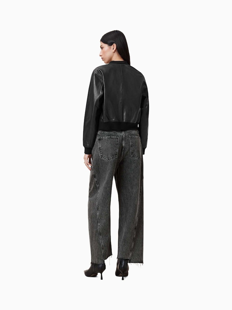 AllSaints Black Fox 100% Cotton Jeans - Image 7 of 8