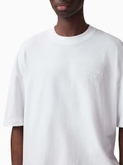 AllSaints White Xander T-Shirt - Image 6 of 8