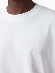 AllSaints White Xander T-Shirt - Image 7 of 8