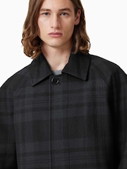 AllSaints Black Marton Coat - Image 2 of 8