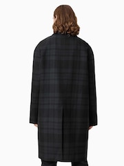 AllSaints Black Marton Coat - Image 7 of 8