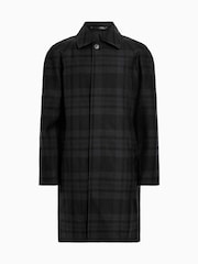 AllSaints Black Marton Coat - Image 8 of 8