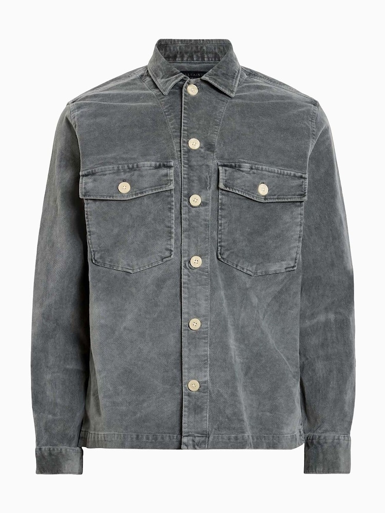 AllSaints Grey Xander T-Shirt - Image 10 of 10