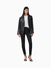 AllSaints Black Miller Sizeme Jeans - Image 1 of 7