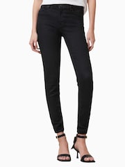 AllSaints Black Miller Sizeme Jeans - Image 2 of 7