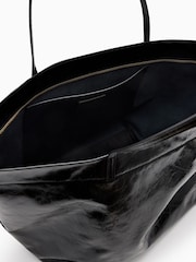 AllSaints Black Serafina E/W Tote Bag - Image 4 of 8