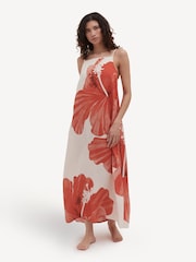 Desmond & Dempsey Creamish Womens Square night jag Dress - Image 1 of 5