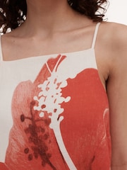 Desmond & Dempsey Creamish Womens Square night jag Dress - Image 4 of 5