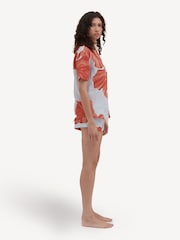 Desmond & Dempsey Light Blue Long Pyjamas Set - Image 3 of 6