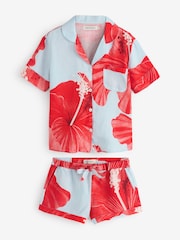 Desmond & Dempsey Light Blue Long Pyjamas Set - Image 4 of 6