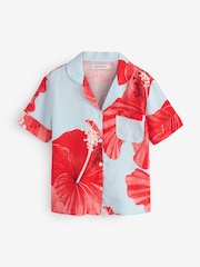 Desmond & Dempsey Light Blue Long Pyjamas Set - Image 5 of 6