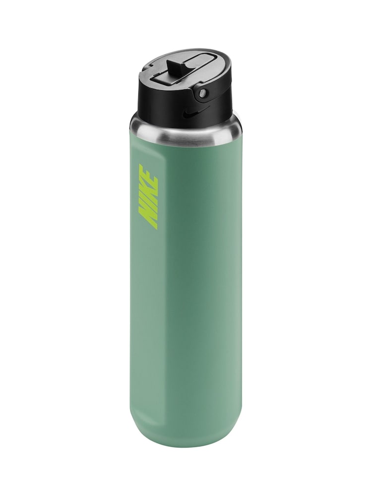 Nike Green Stainless Steel Recharge Staw Water Bottle 24oz / 710ml - Image 2 of 3