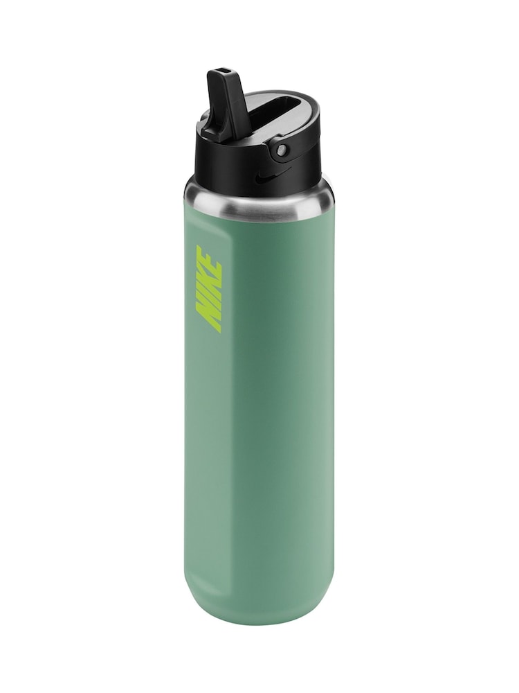 Nike Green Stainless Steel Recharge Staw Water Bottle 24oz / 710ml - Image 3 of 3 Nike Green Stainless Steel Recharge Staw Water Bottle 24oz / 710ml - Image 3 of 3