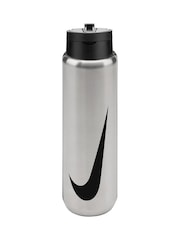 Nike Silver Stainless Steel Recharge Staw Water Bottle 24oz / 710ml - Image 1 of 3