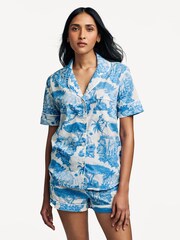 Desmond & Dempsey Loxodonta Short Pyjmas Set - صورة 1 من 1