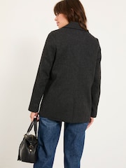 FatFace Etta Charcoal Grey Blazer - Image 2 of 6