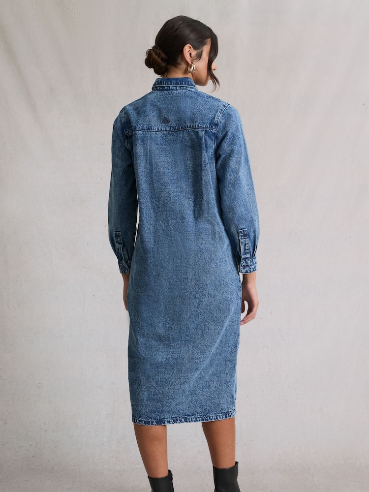 Hay Life Blue The Super 100% Cotton Shacket - Image 2 of 4