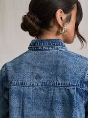 Hay Life Blue The Super 100% Cotton Shacket - Image 4 of 4