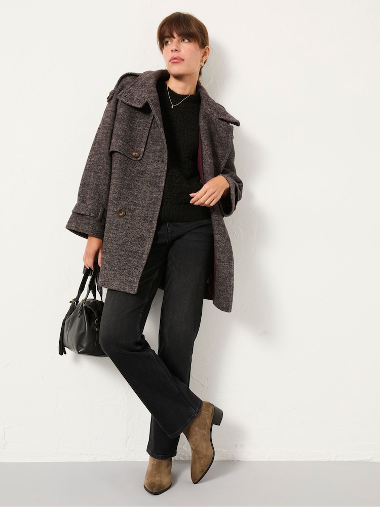 FATFACE – Mantel aus Wollmischung - Bild 5 von 5 FATFACE – Mantel aus Wollmischung - Bild 5 von 5