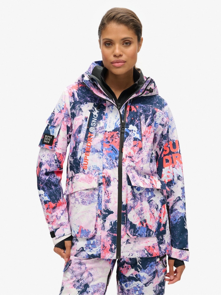 Superdry Purple Ski Ultimate Rescue Jacket - Image 1 of 3