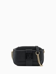 Armani Exchange Logo Messenger Black Bag - Image 1 of 8