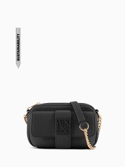 Armani Exchange Logo Messenger Black Bag - Image 4 of 8
