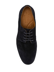 Modri usnjeni čevlji z vezalkami Jones Bootmaker Kade - Slika 4 iz 5