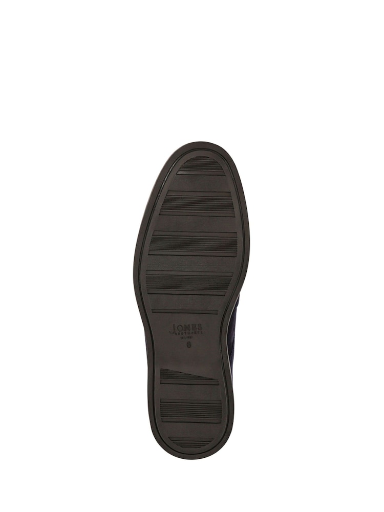 Modri usnjeni čevlji z vezalkami Jones Bootmaker Kade - Slika 5 iz 5