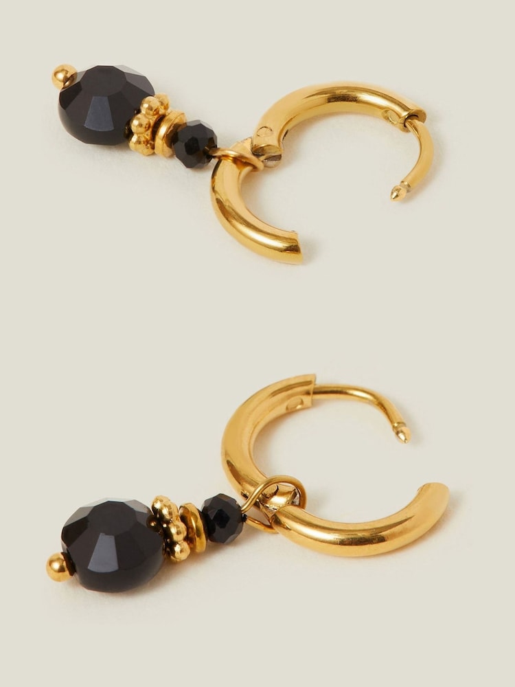 Accessorize 14ct obročasti uhani s perlicami - Slika 1 iz 2