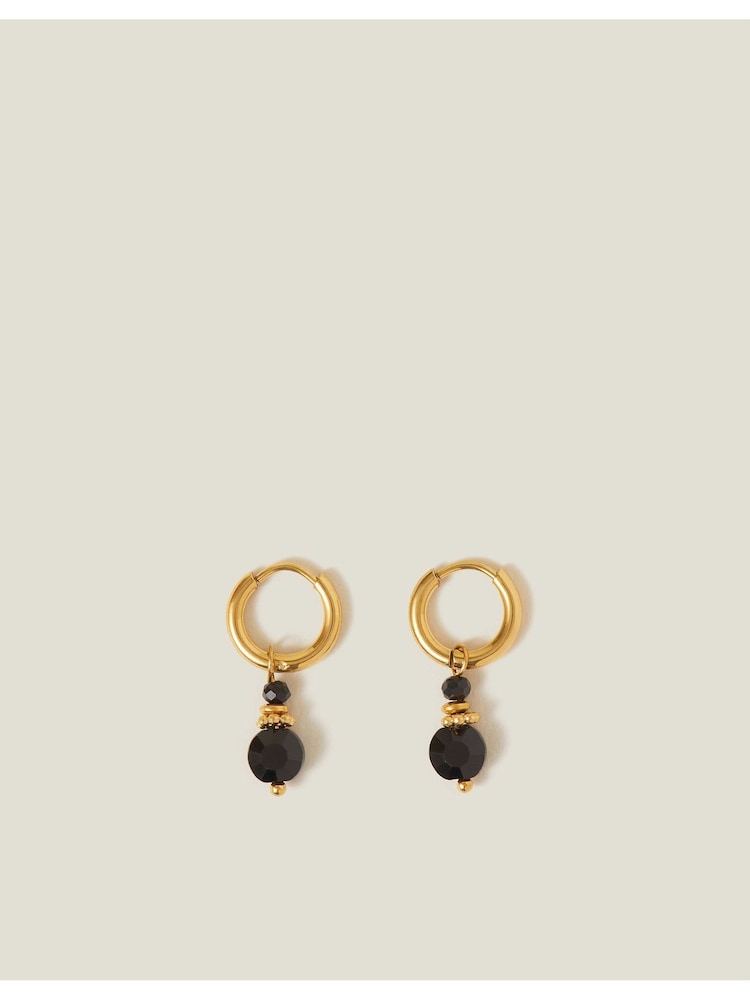 Accessorize 14ct obročasti uhani s perlicami - Slika 2 iz 2