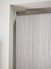 Natural/Black Ready Made Blackout Stripe Print Roller Blind - Image 7 of 8