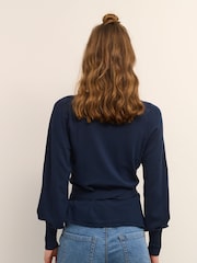 Kaffe Anno Astrid Wrap Cardigan - Image 3 of 5
