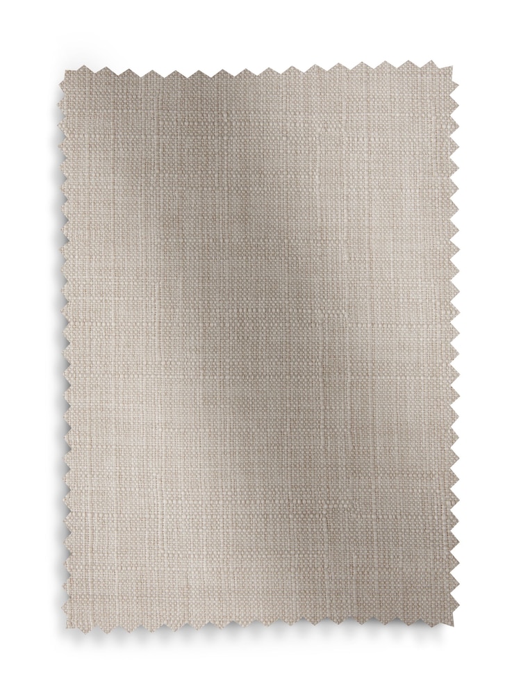 Natural Textured Tassel Edge Ready Made Blackout Roman Blind - Image 8 of 8