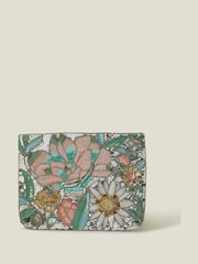 Accessorize Hand Beaded Daisy Wristlet Clutch Bag - Imagen 1 de 2