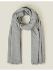 Accessorize Grey Grace Super-Soft Blanket Scarf - Image 2 of 3