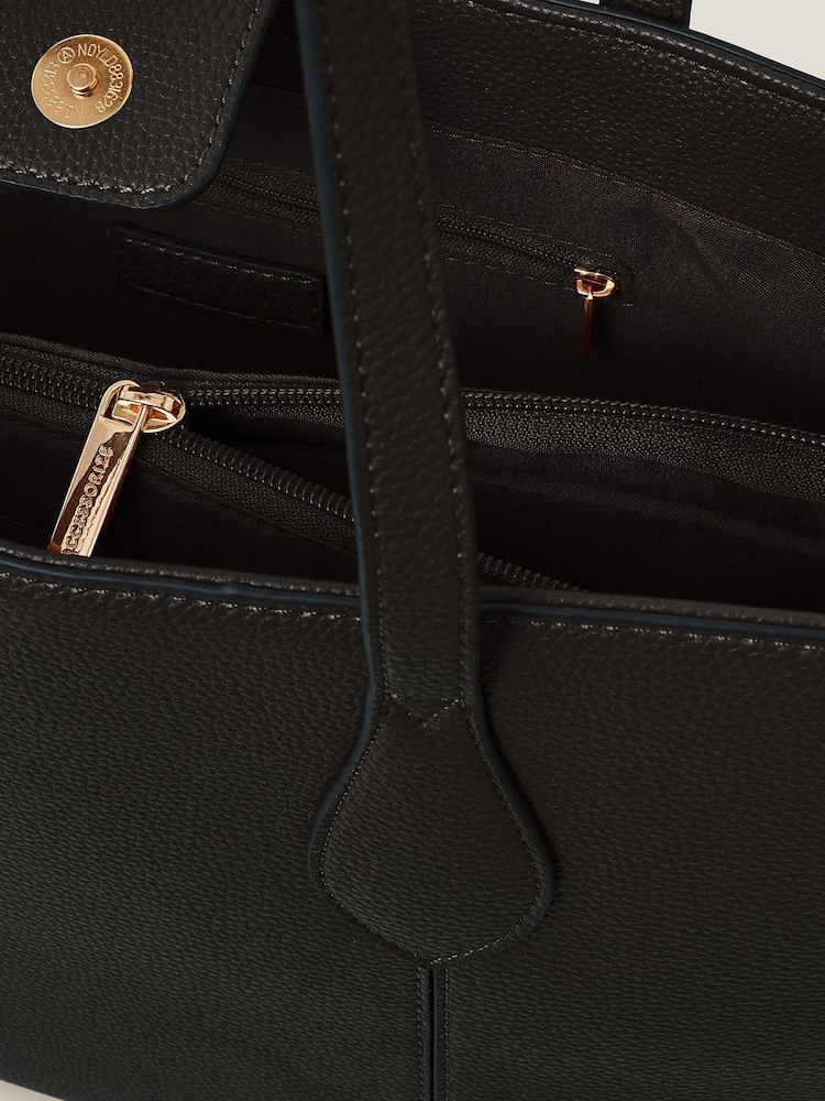 Accessorize Black Laptop Tote Bag - Image 3 of 4