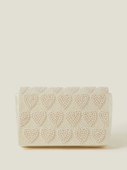 Accessorize Braut-Clutch mit Perlenherz - Bild 1 von 4