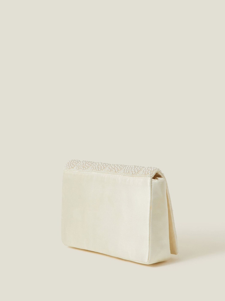 Accessorize Braut-Clutch mit Perlenherz - Bild 2 von 4