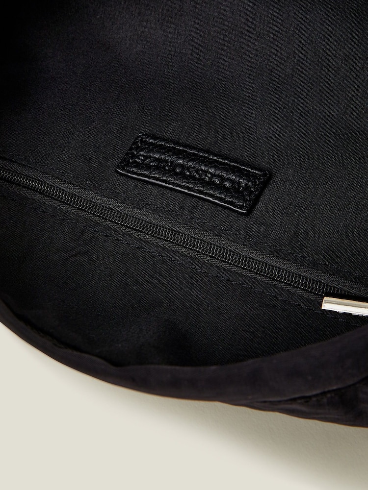 Accessorize Black Ruched Strap Sling Bag - Image 3 of 3