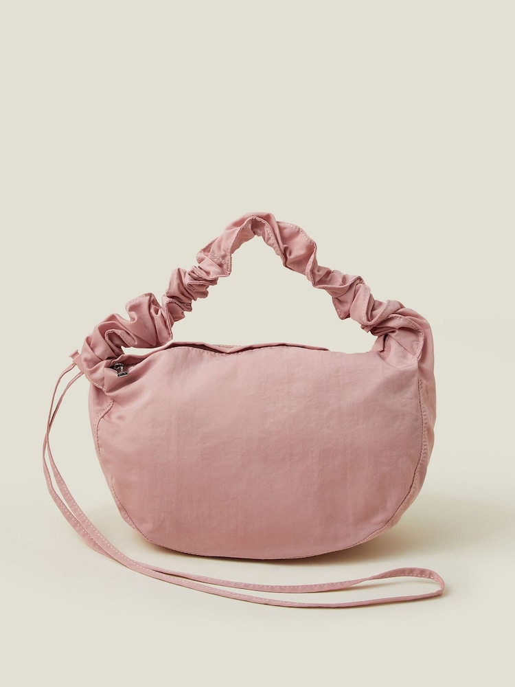 Accessorize Pink Ruched Strap Sling Bag - Image 1 of 3