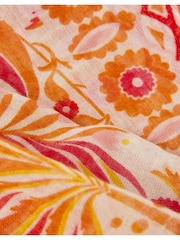 Accessorize Natural Lightweight Palm Print Scarf - Image 2 of 2