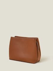 Accessorize Brown Faux Leather Webbing Strap Cross-Body Bag - Image 2 of 4