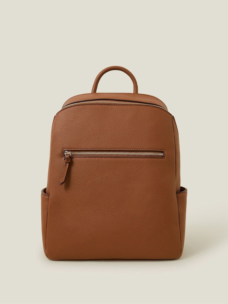 Accessorize Natural Smart Zip Around Backpack - Image 1 of 2