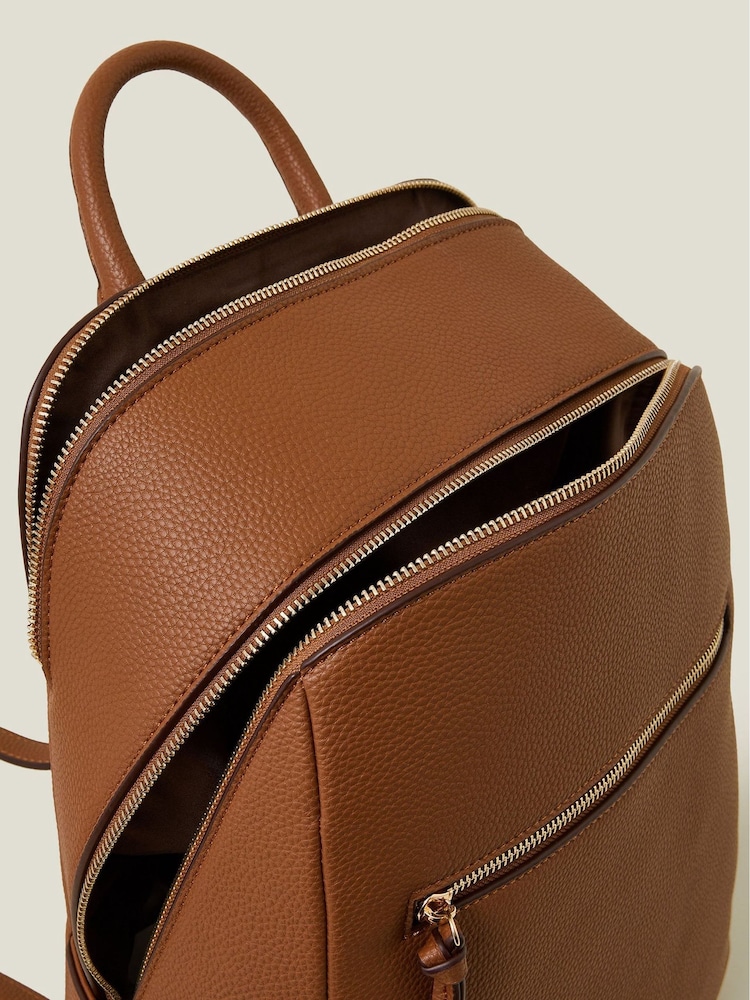 Accessorize Natural Smart Zip Around Backpack - Image 2 of 2