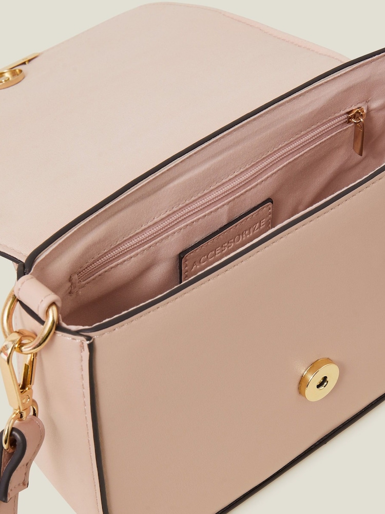 Accessorize Nude 3D Flower Top Handle Bag - Image 2 of 2