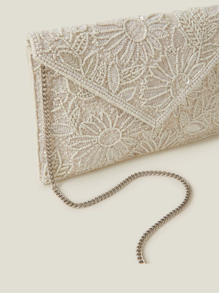 Accessorize Bridal Embellished Clutch Bag - Imagen 2 de 2