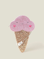 Angels By Accessorize Girls Glitter Ice Cream Bag - Imagen 1 de 2