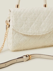 Accessorize Cream Boucle Top Handle Bag - Image 2 of 2