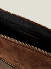 Naravni - Accessorize Usnjeni trak čezprsna torba - Slika 2 iz 2