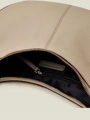 Accessorize Nude Leather Scoop Shoulder Bag - Image 2 of 2